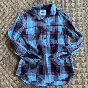 Old Navy plaid flannel shirt